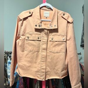 Copper Key Light Orange Utility Jacket
